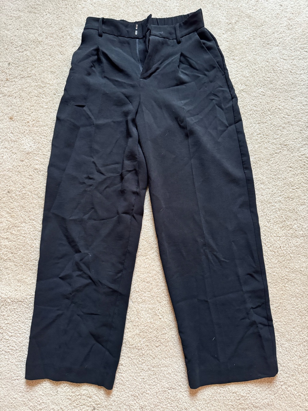 a new day Black Straight-Leg Dress Pants